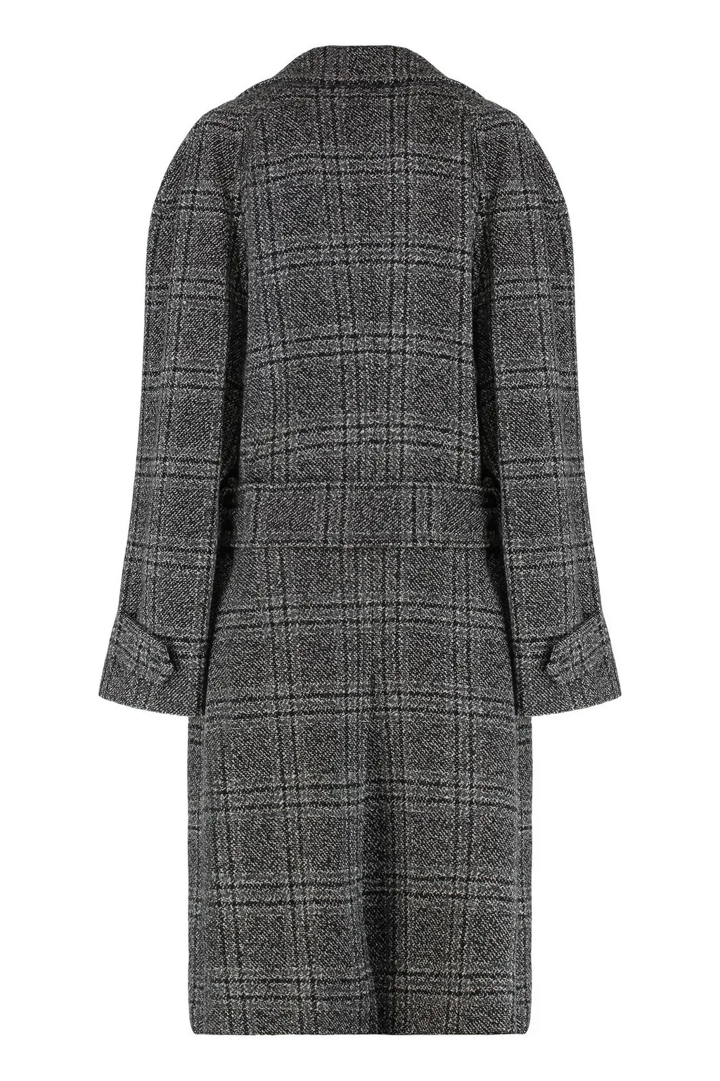 Vintage Checked Belted Coat
