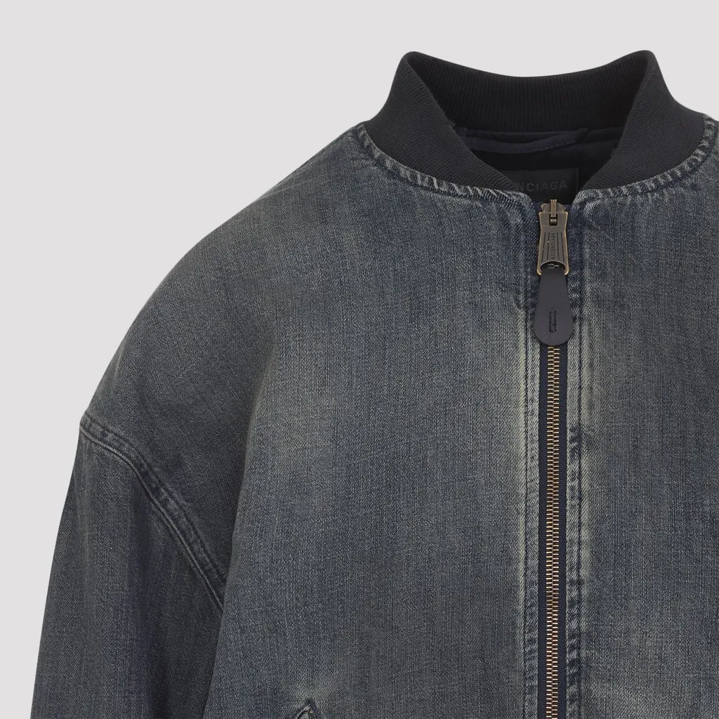 Standard Denim Bomber Jacket