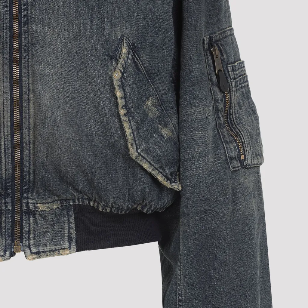 Standard Denim Bomber Jacket