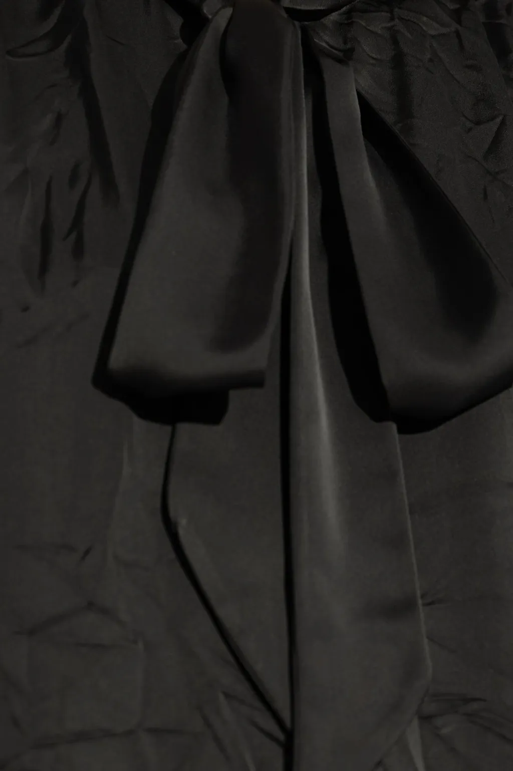 Tie Detailed Button-Up Shirt