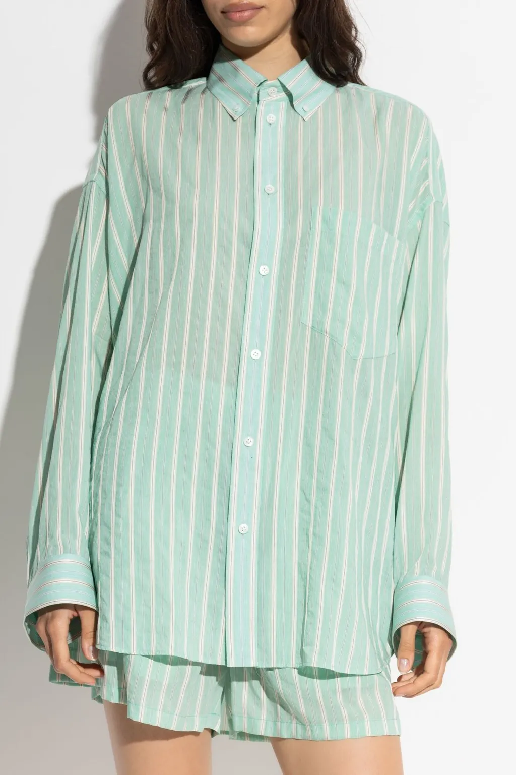Striped Long-Sleeved Shirt
