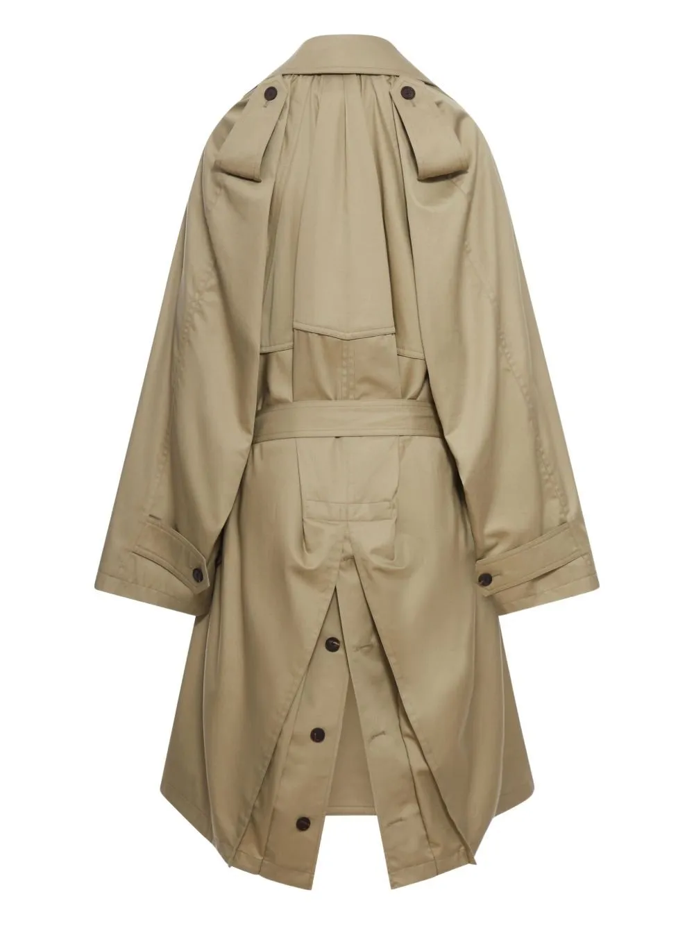Double-Breasted Belted Coat