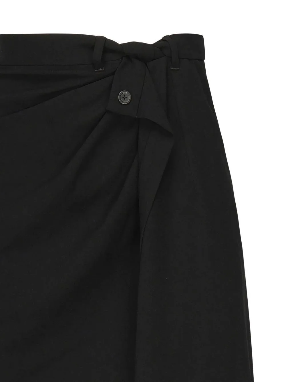 Draped Tailored Skirt