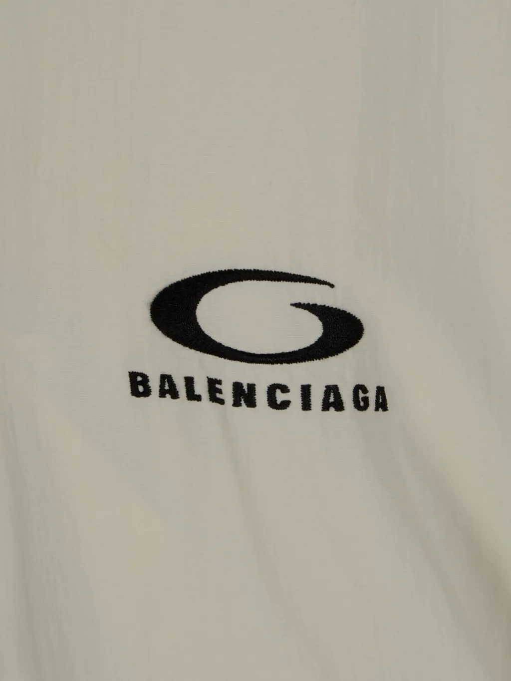 Logo Embroidered Zip-Up Jacket