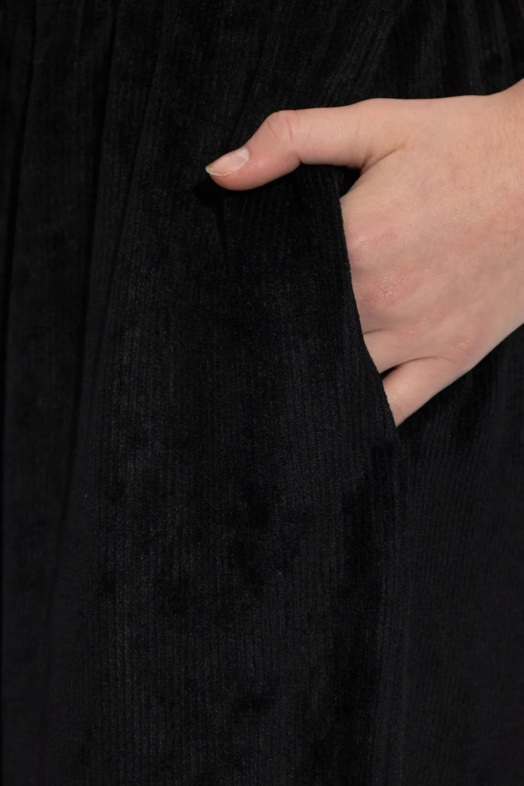 Wide-Leg Corduroy Trousers
