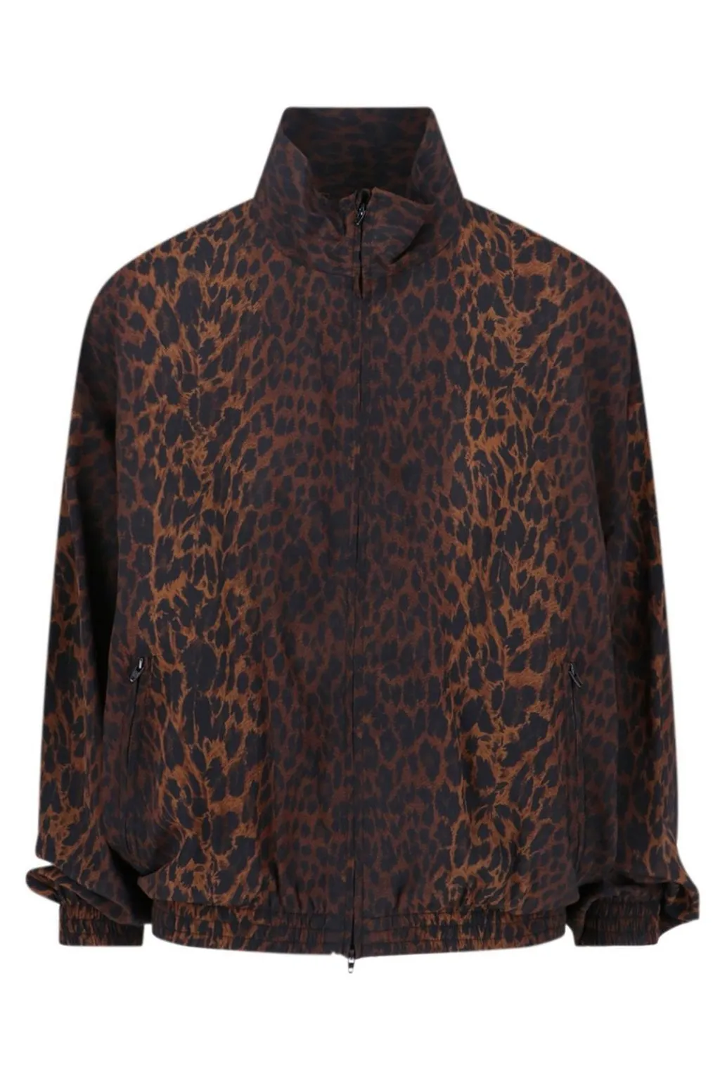 Leopard Print Zipped Jacket