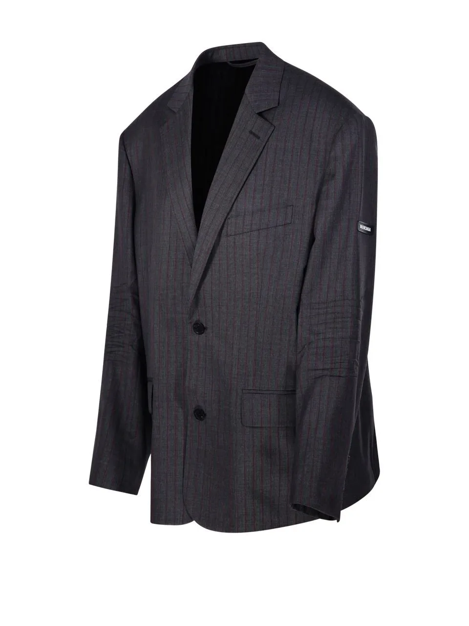 Striped Button-Up Jacket