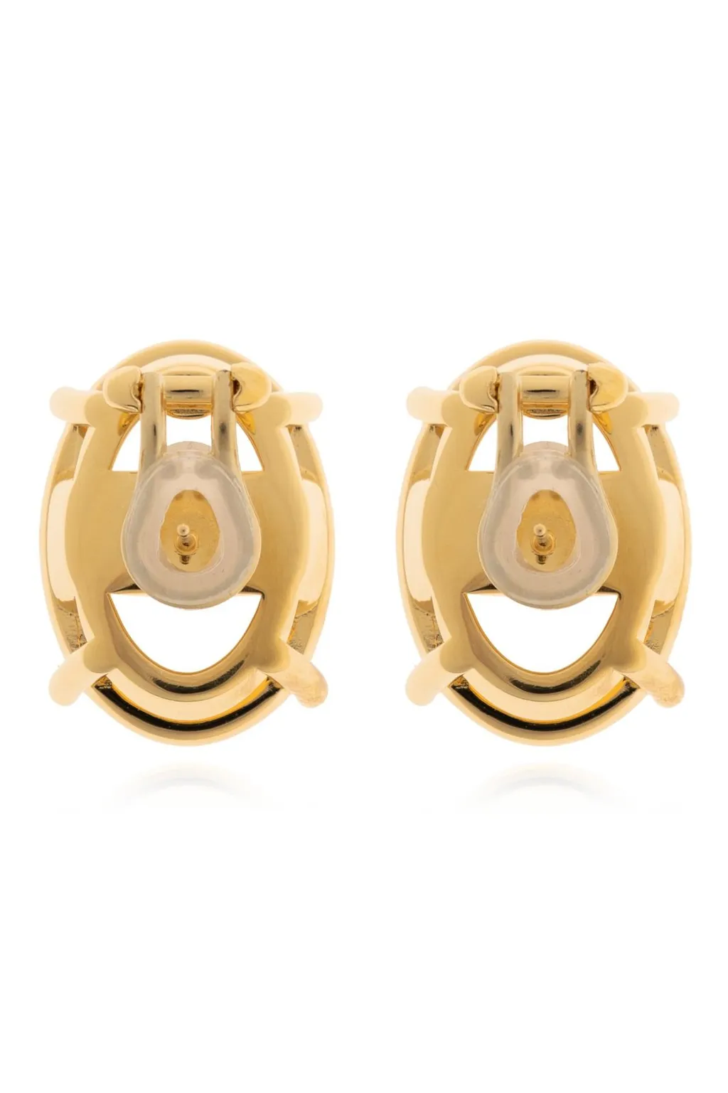 Frame Oval Clip-On Earrings