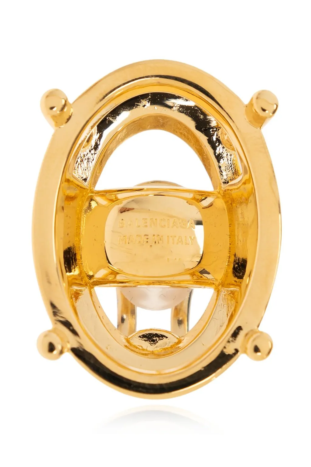 Frame Oval Clip-On Earrings