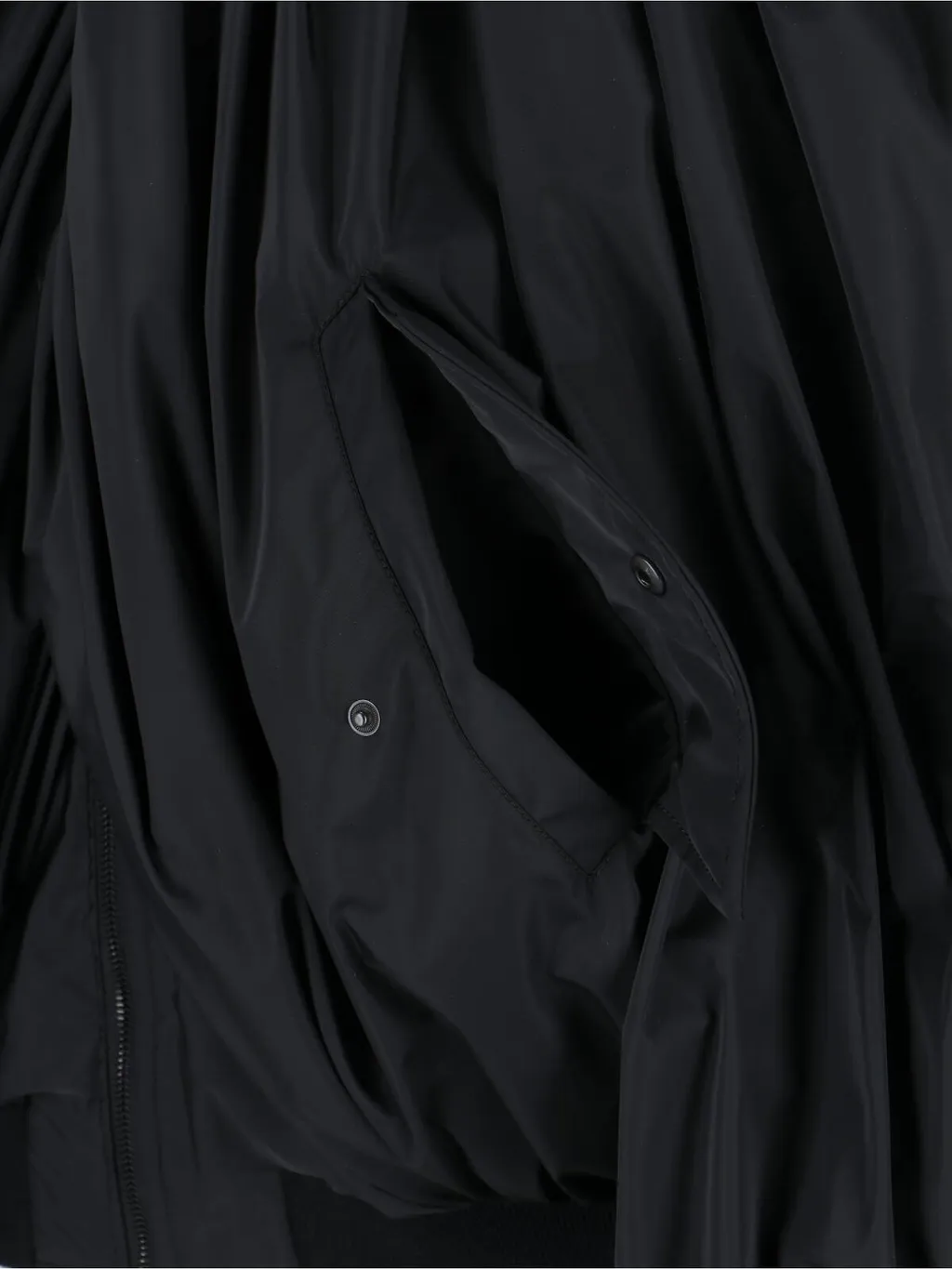 Draped Bomber Jacket