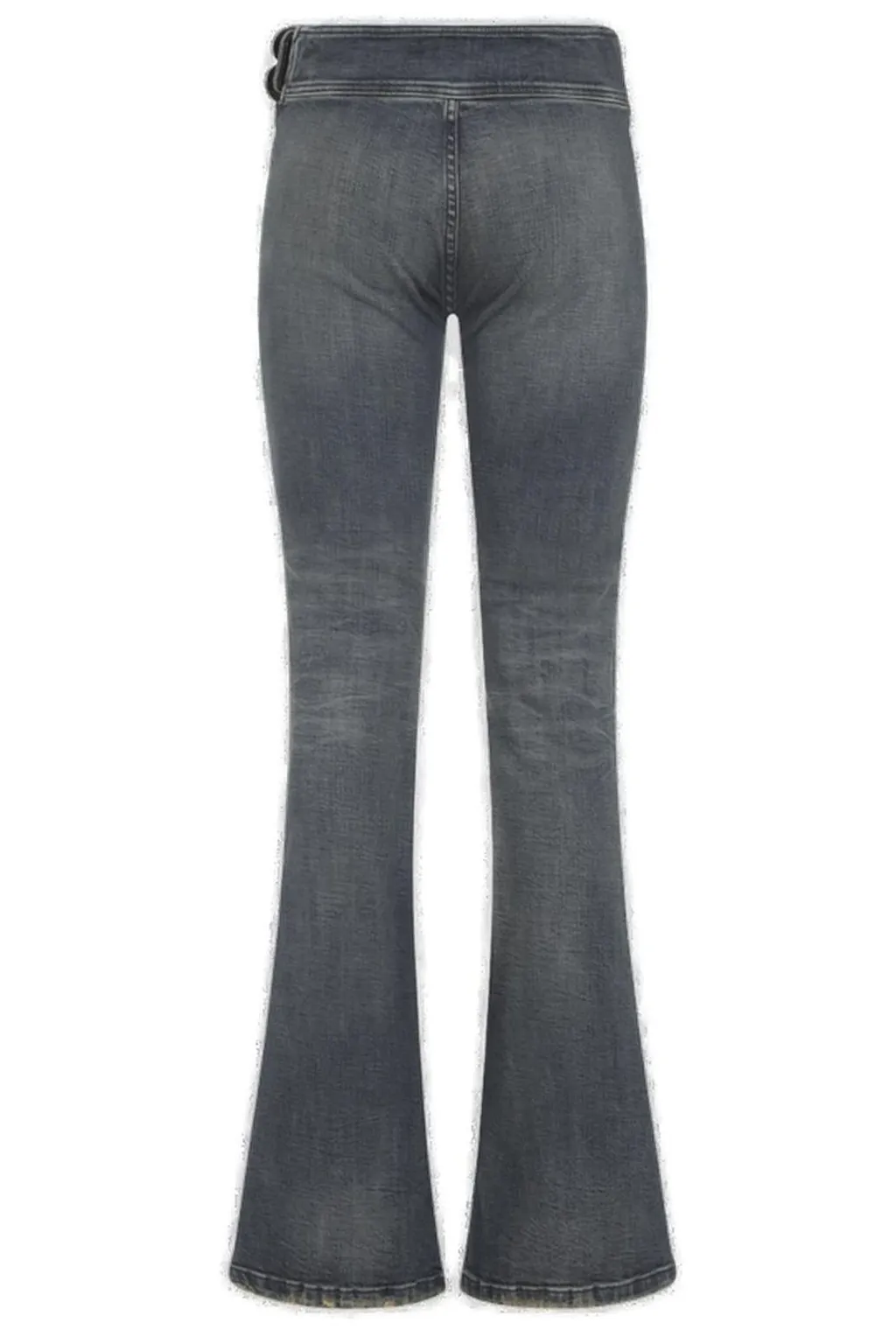 Logo Plaque Flared Jeans