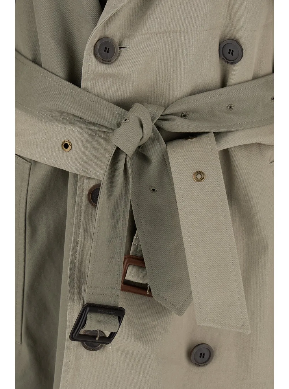 Double-Sleeved Hybrid Belted Trench Coat