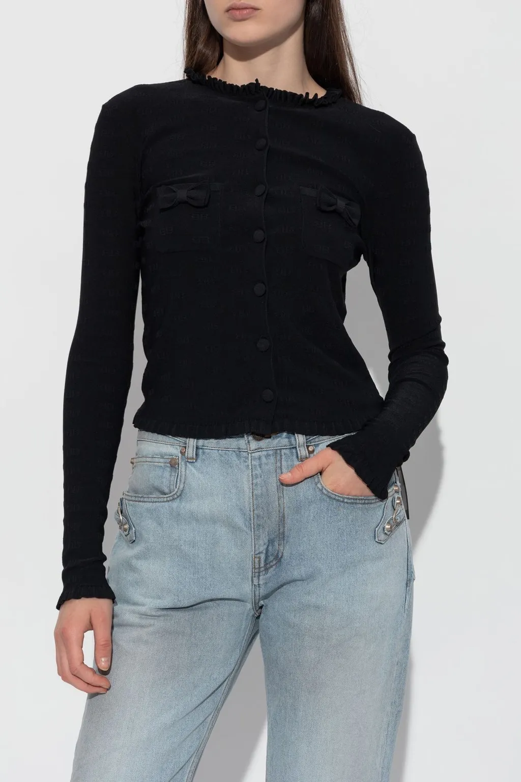 Bb Logo Knitted Cardigan