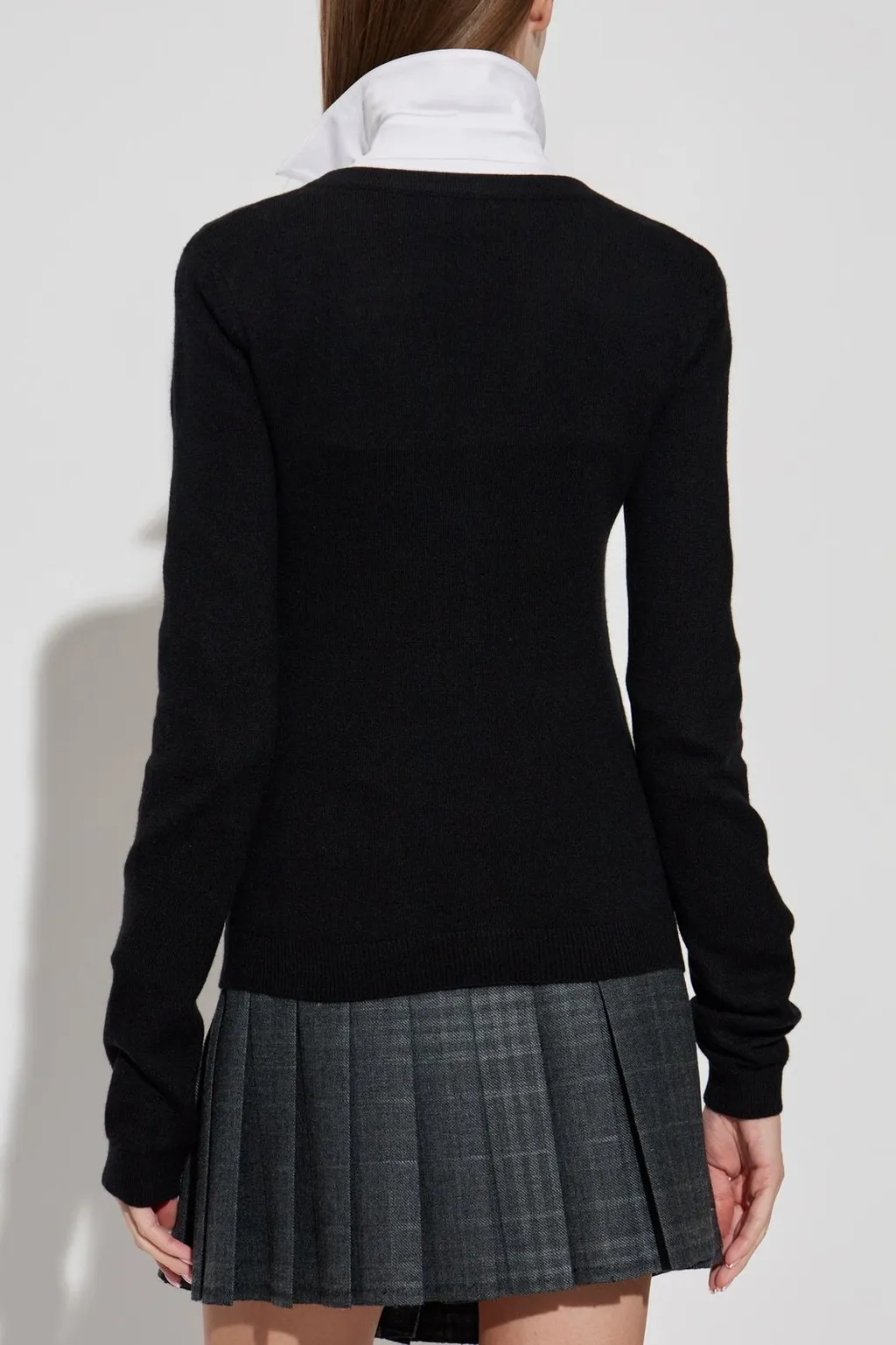 Ruching Knitted Cardigan