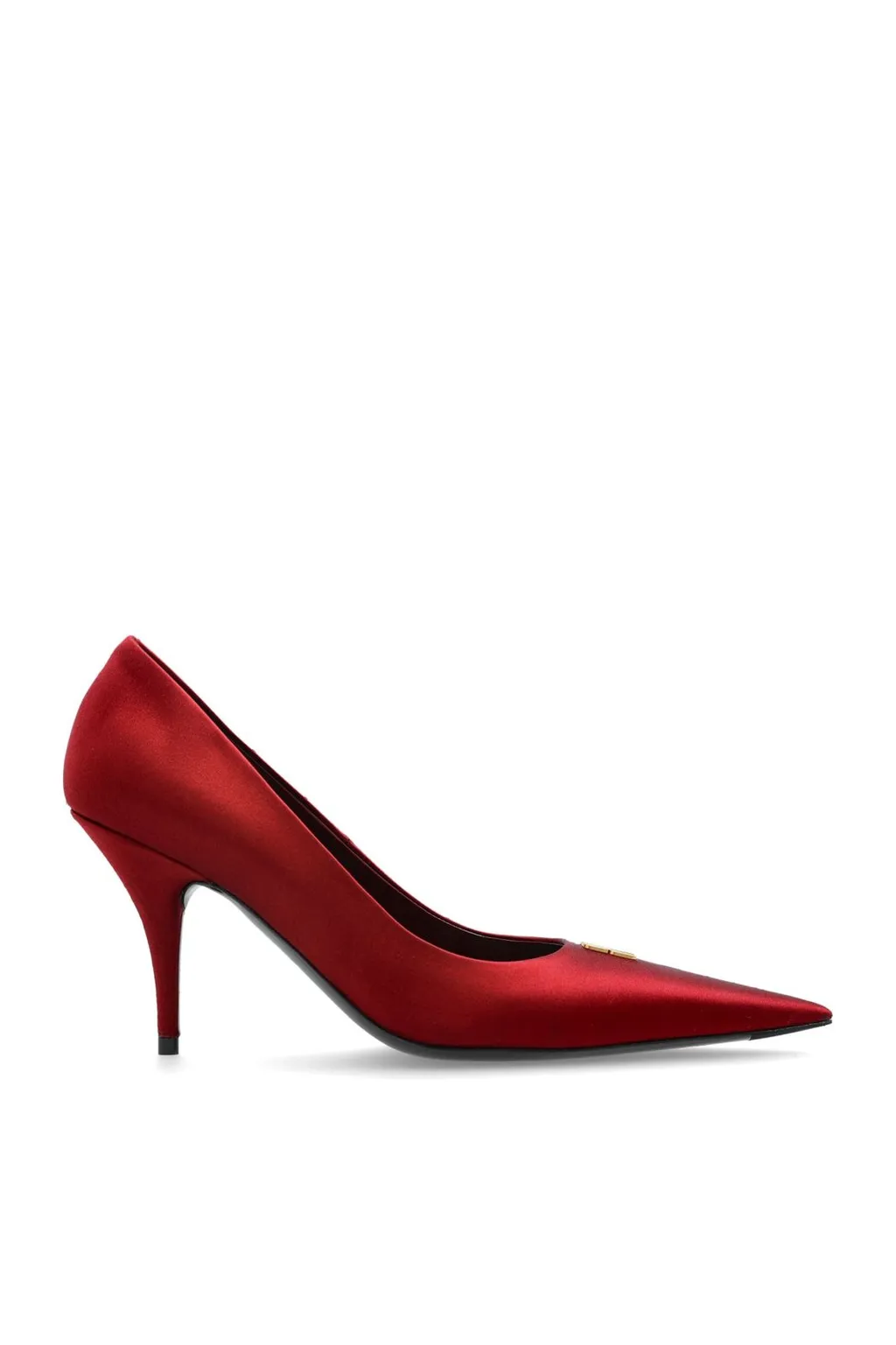 Logo Plaque Pointed-Toe Pumps
