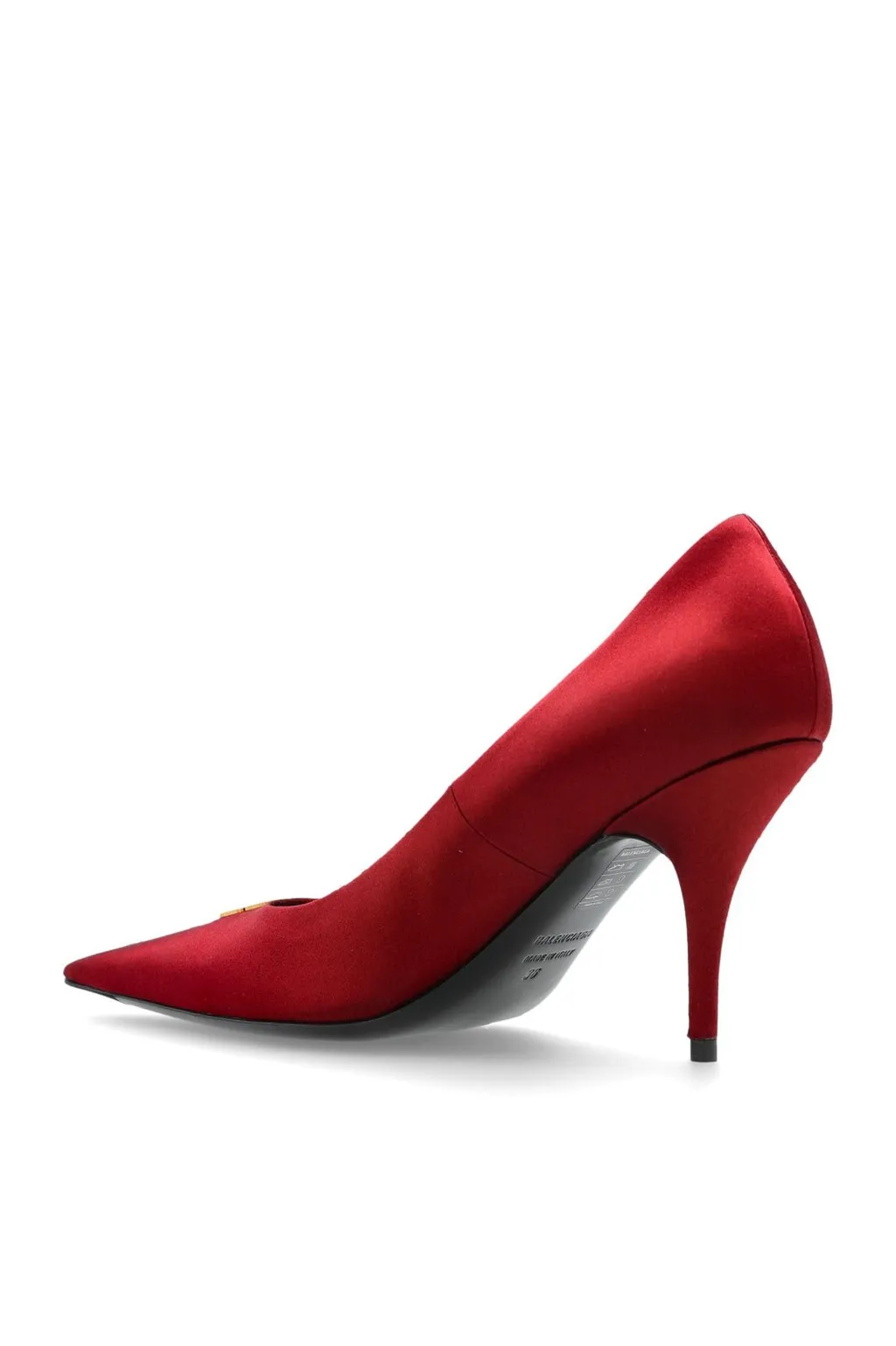Logo Plaque Pointed-Toe Pumps