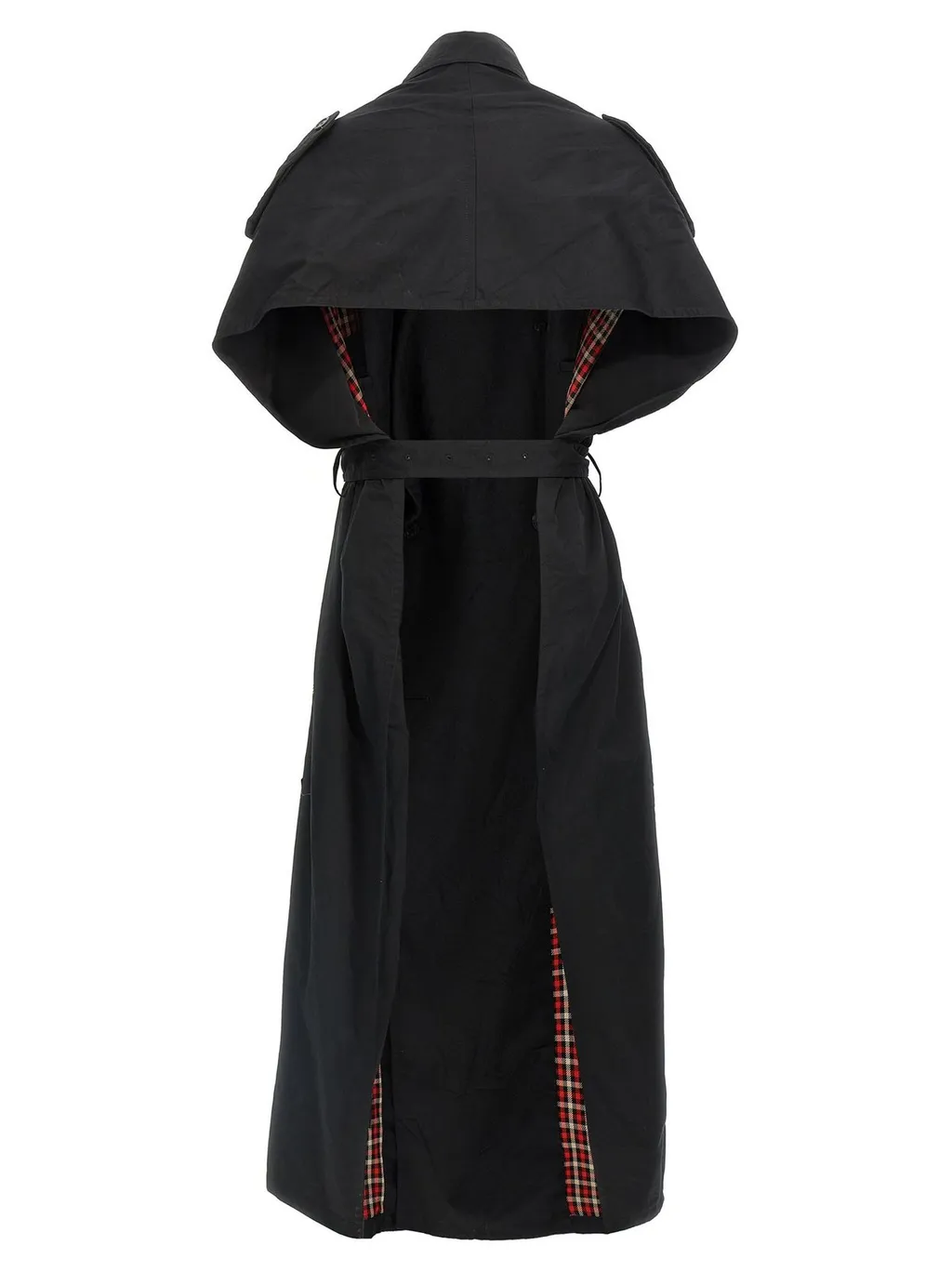 Cape-Sleeved Trench Coat