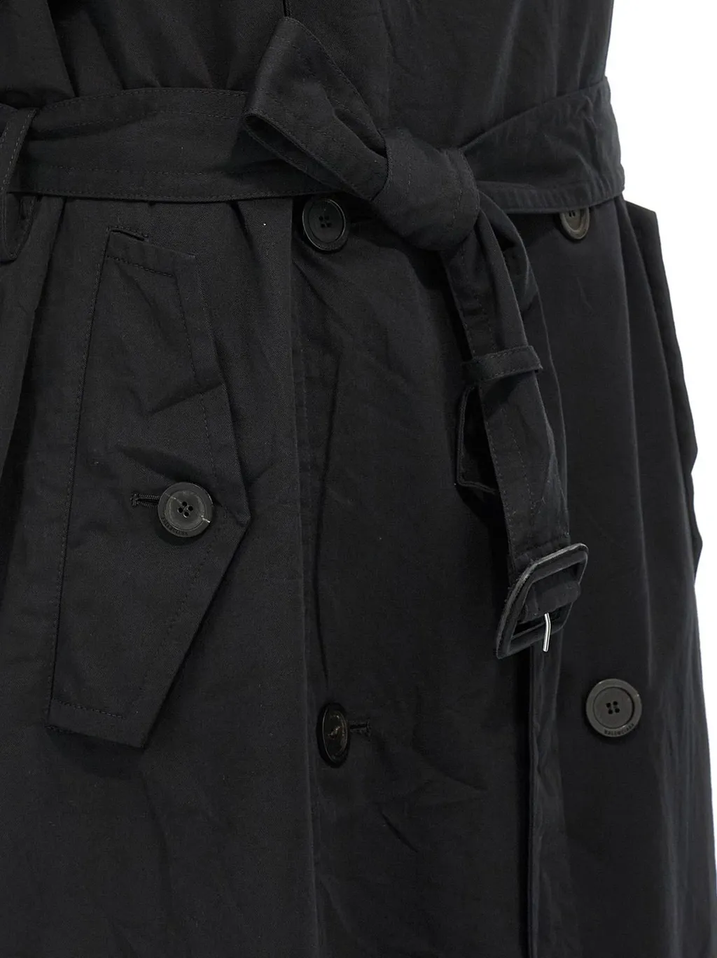 Cape-Sleeved Trench Coat