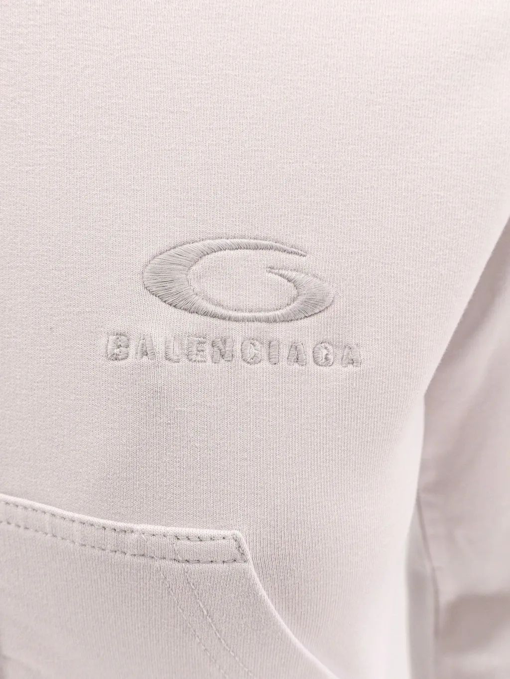 Logo Embroidered Zipped Hoodie