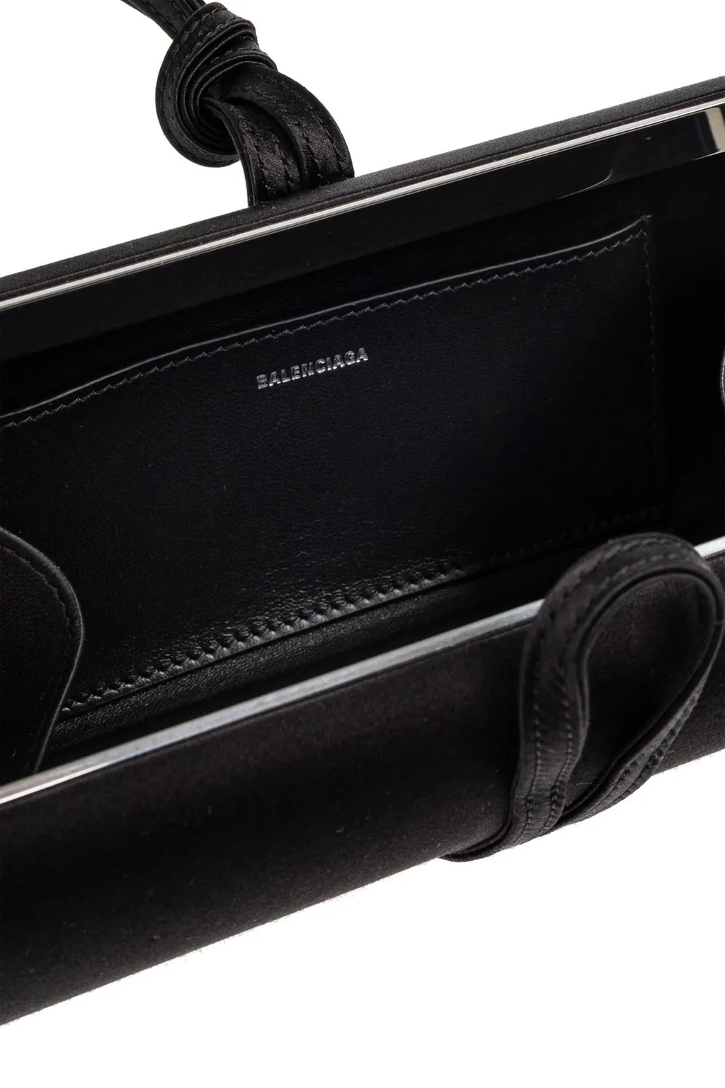 Logo Plaque Clutch Bag