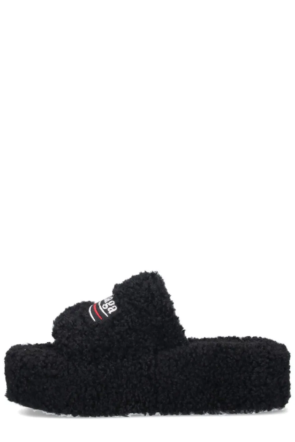 Faux Fur Platform Sandals
