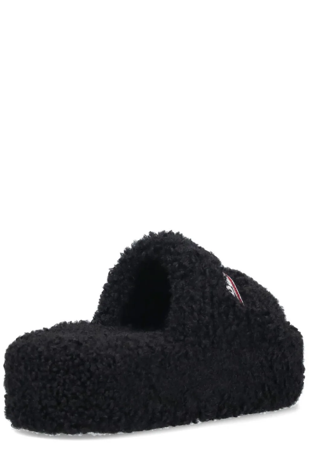 Faux Fur Platform Sandals