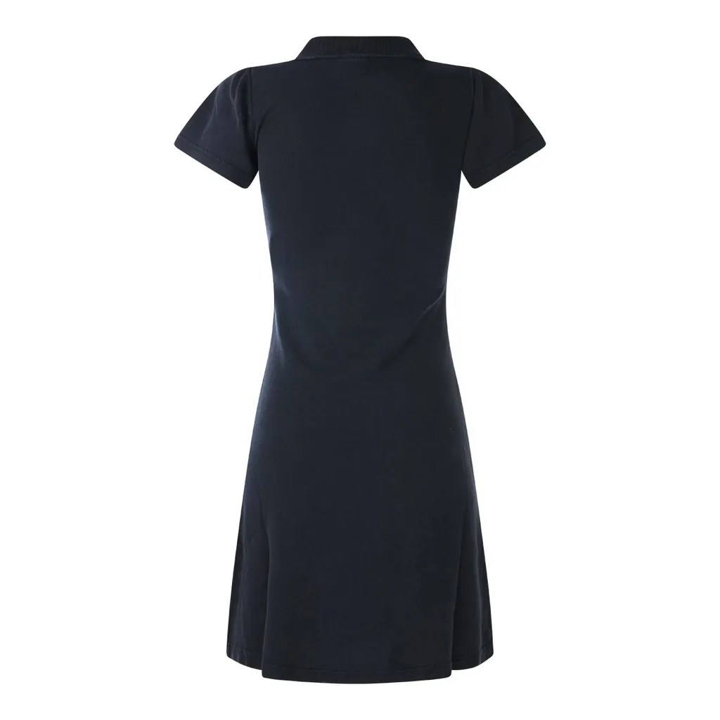 Polo Collar Mini Dress