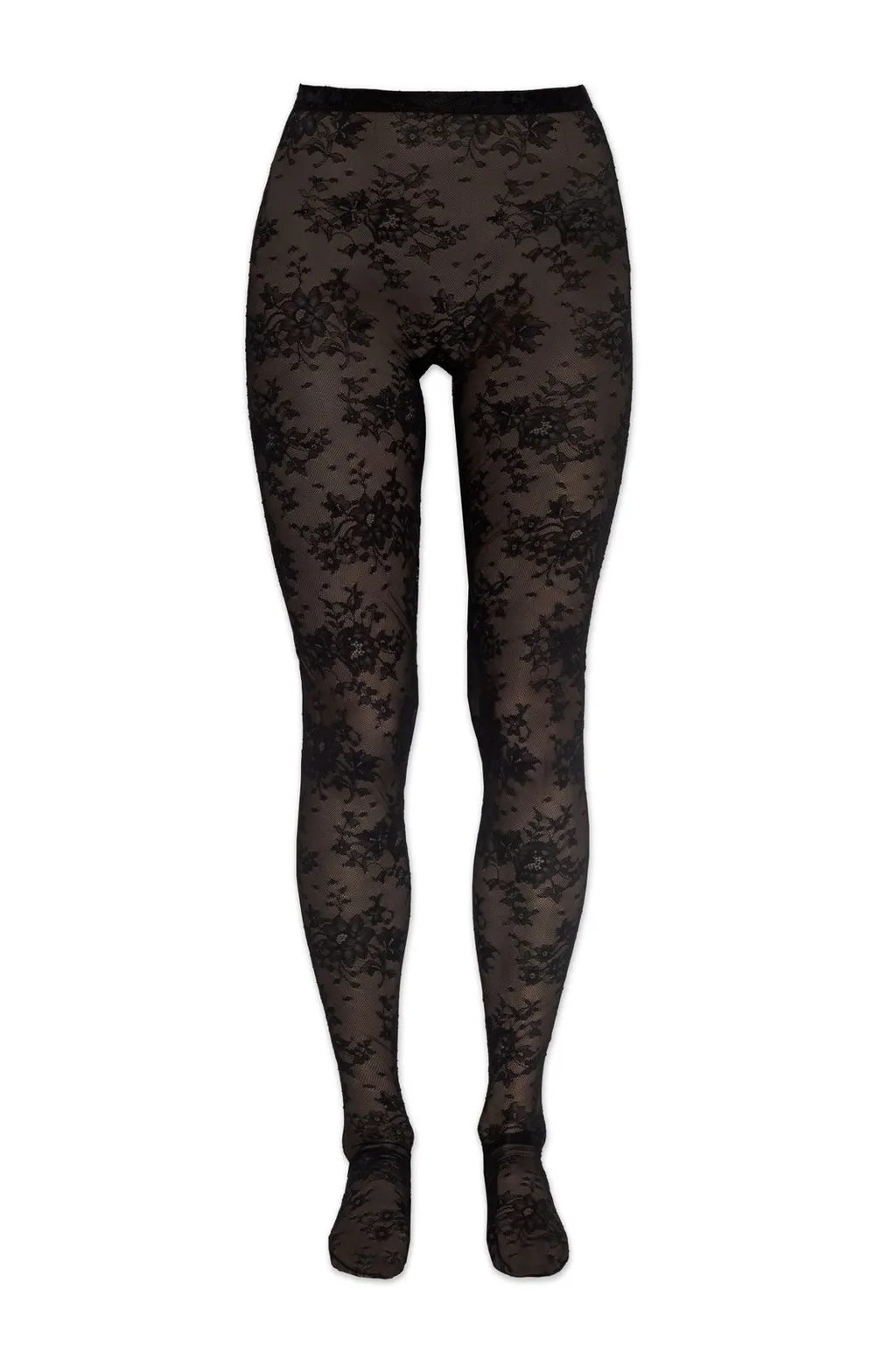 Floral Lace Tights