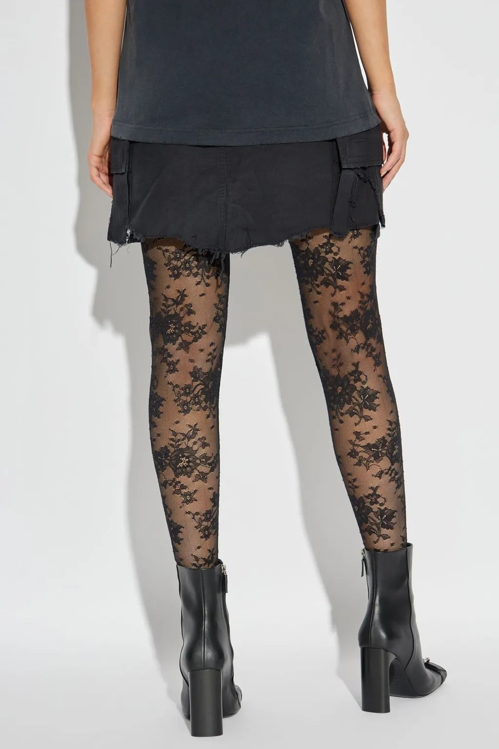 Floral Lace Tights