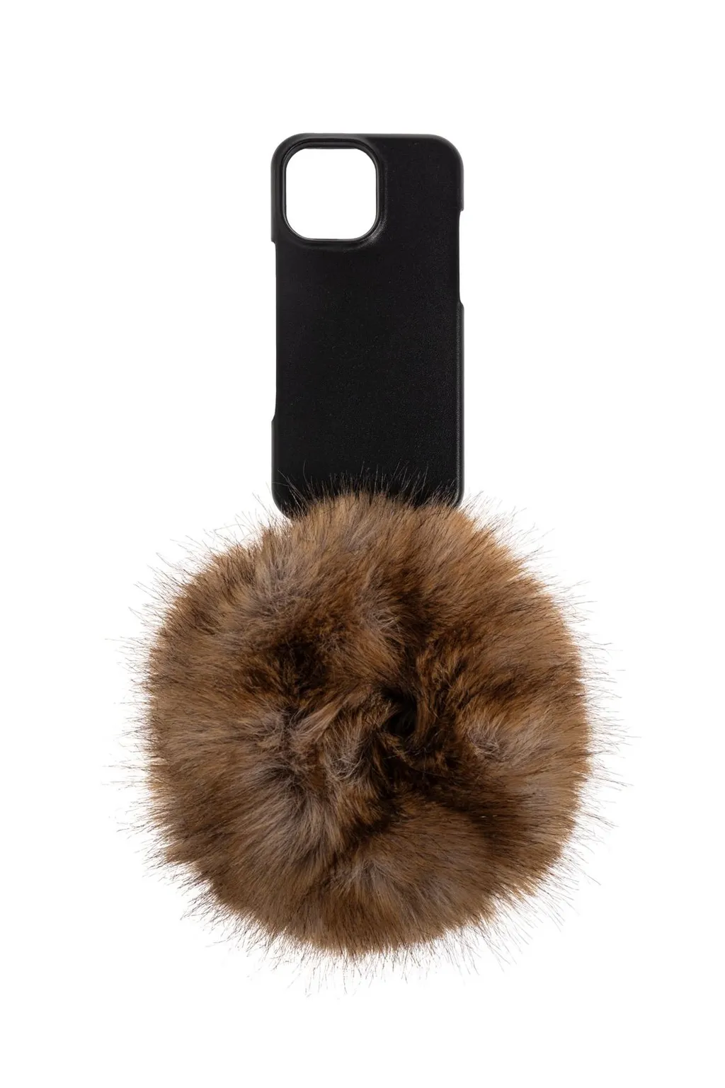 Iphone 16 Pro Max Case With Faux Fur Pom Pom