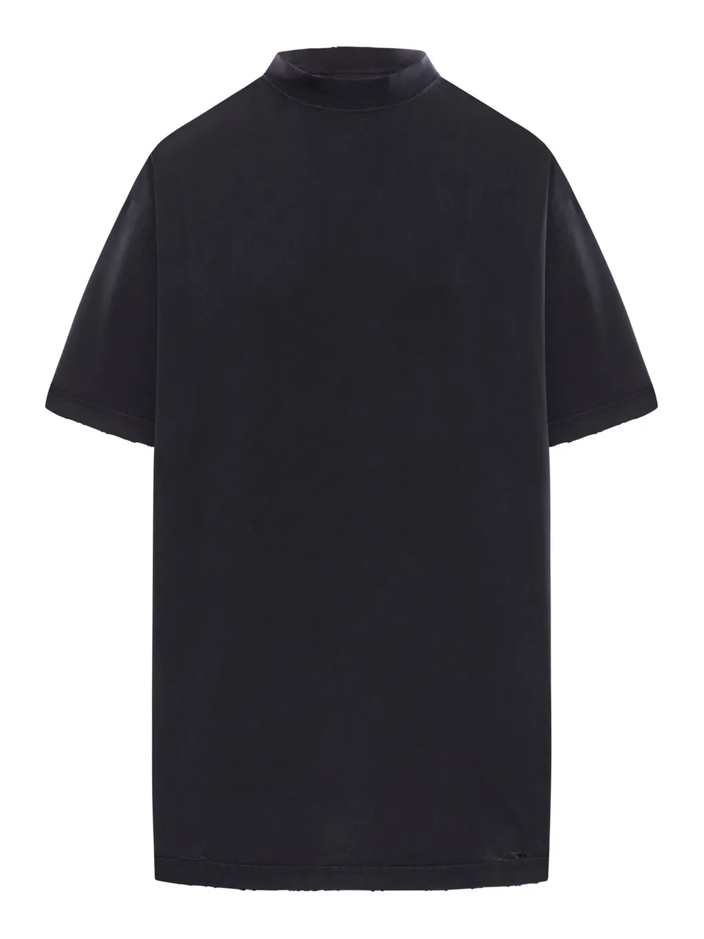 Logo Print Distressed Oversized T-Shirt
