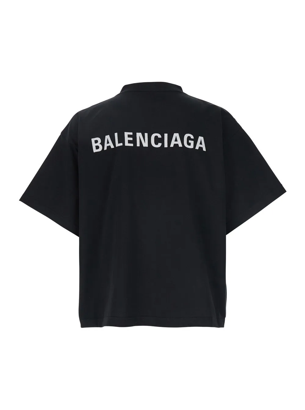 Logo Embroidered Mockneck T-Shirt