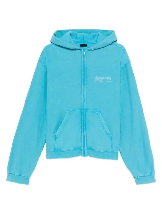 Logo Detail Zip-Up Jacket