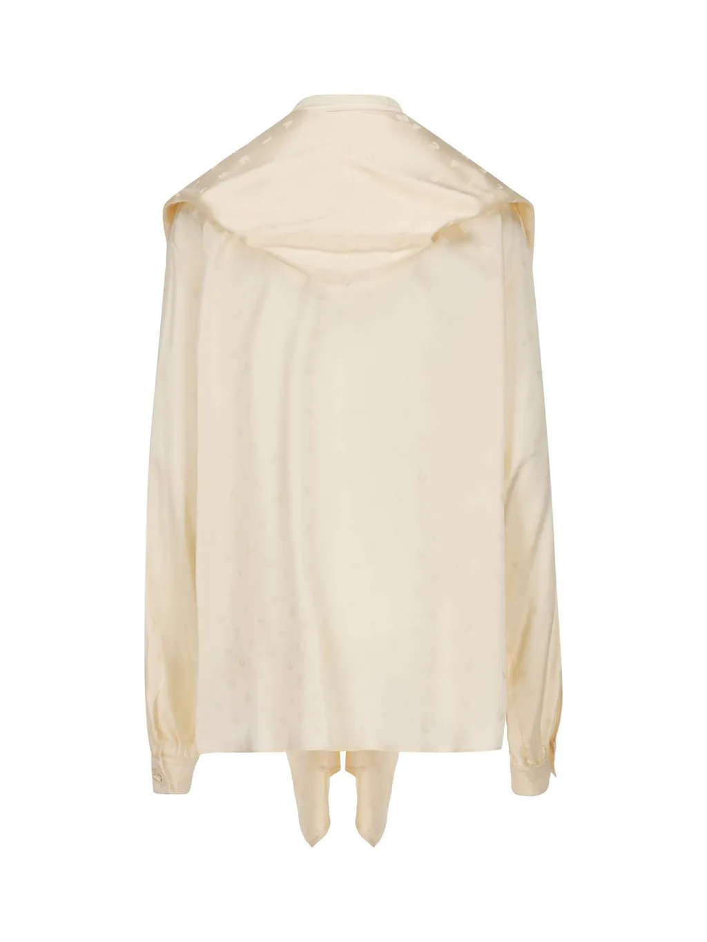 Logo Pattern Hooded Shirt