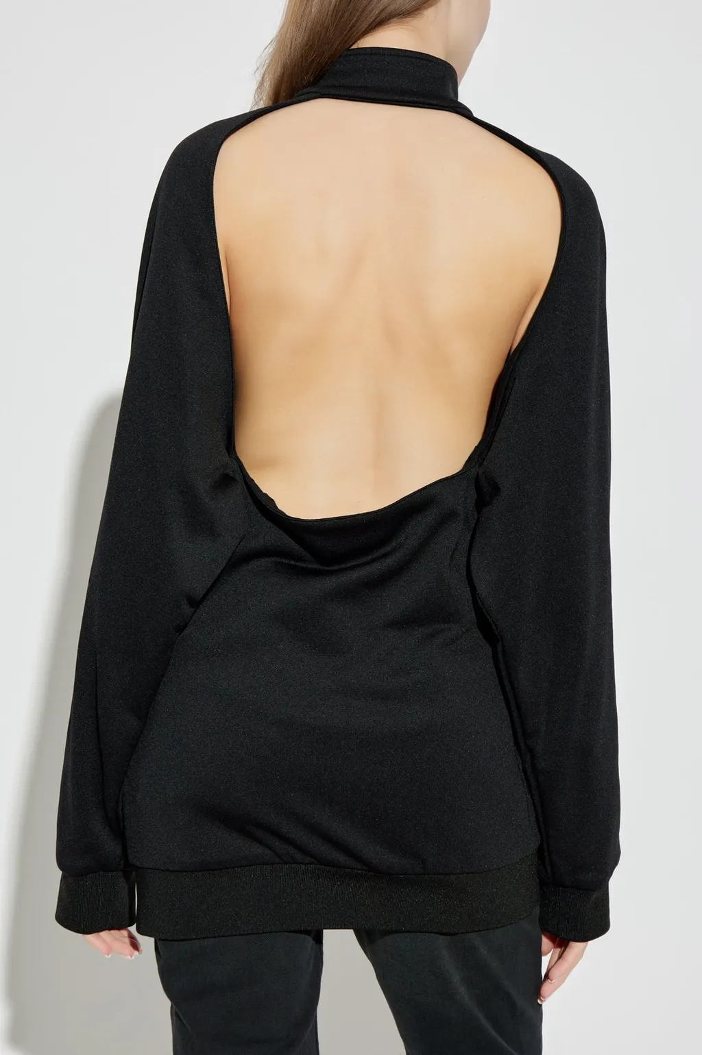 Back Cut-Out Tracksuit Jacket