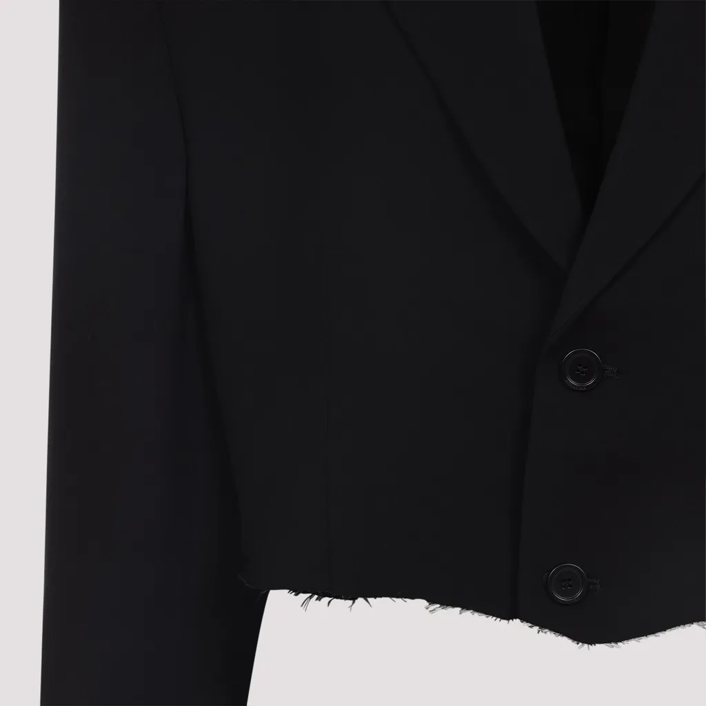 Cut-Out Single-Breasted Blazer