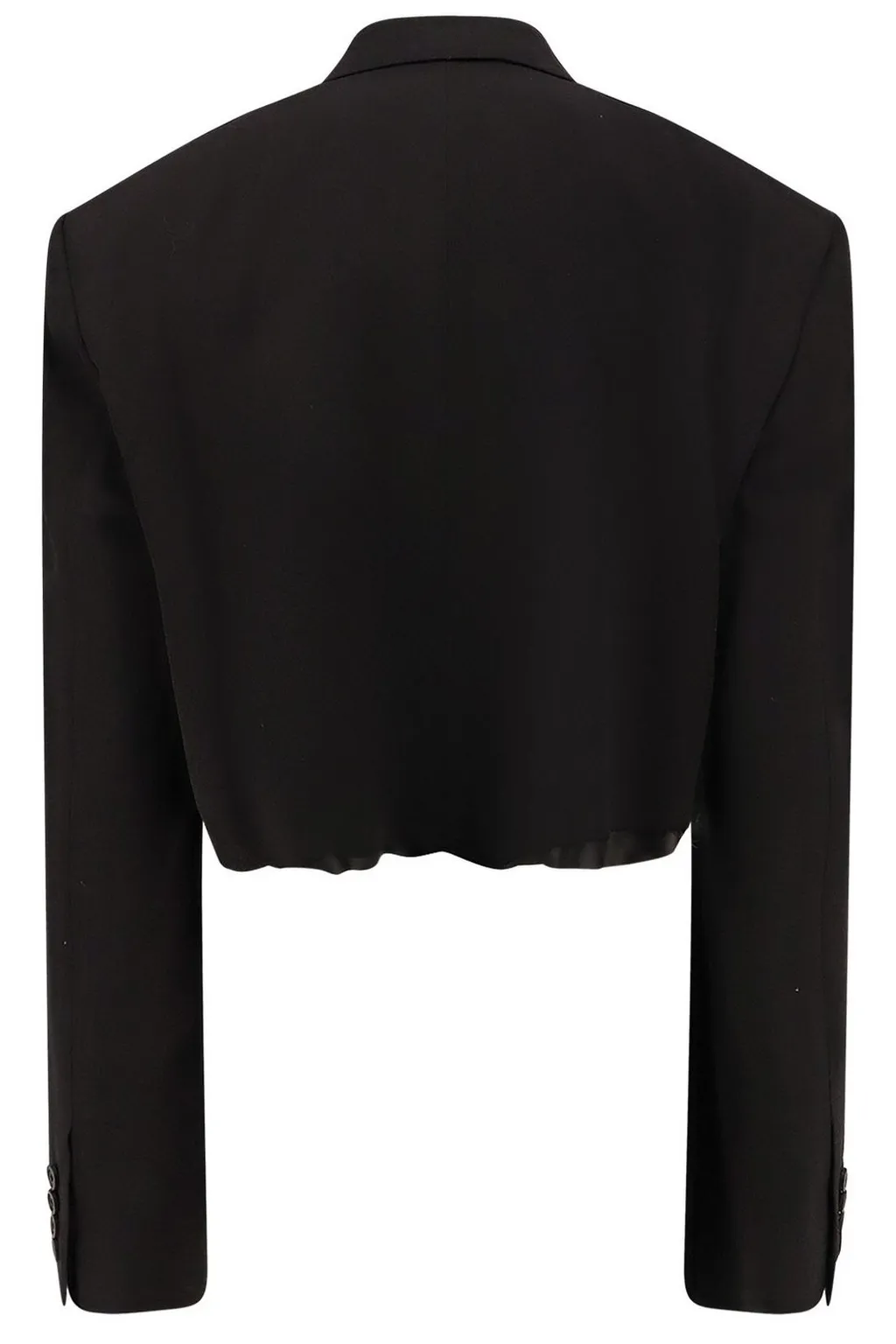 Cut-Out Single-Breasted Blazer