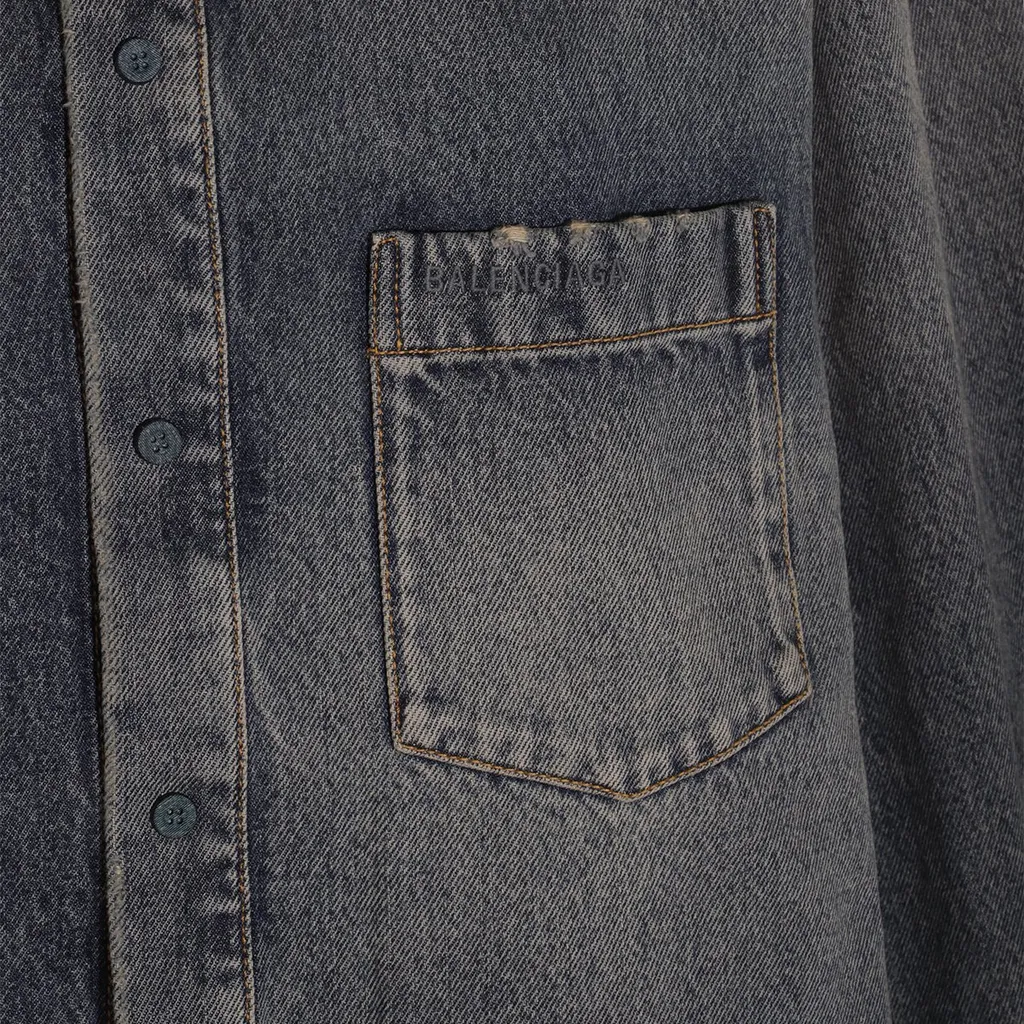 Sun Bleached Denim Shirt
