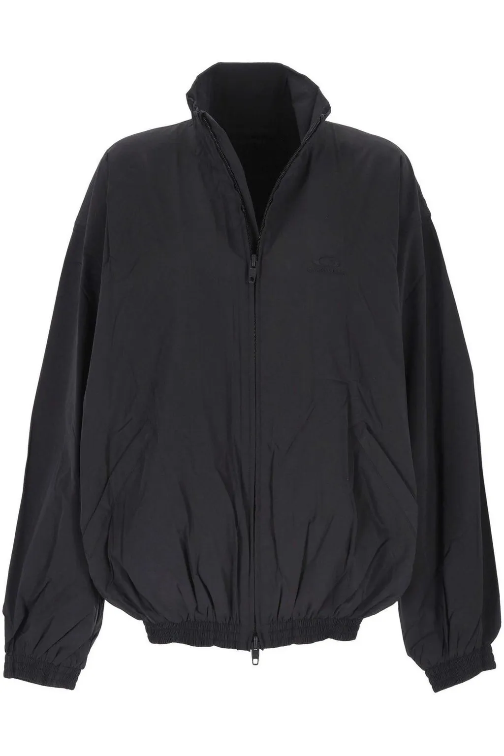 Logo Embroidered Zip-Up Jacket