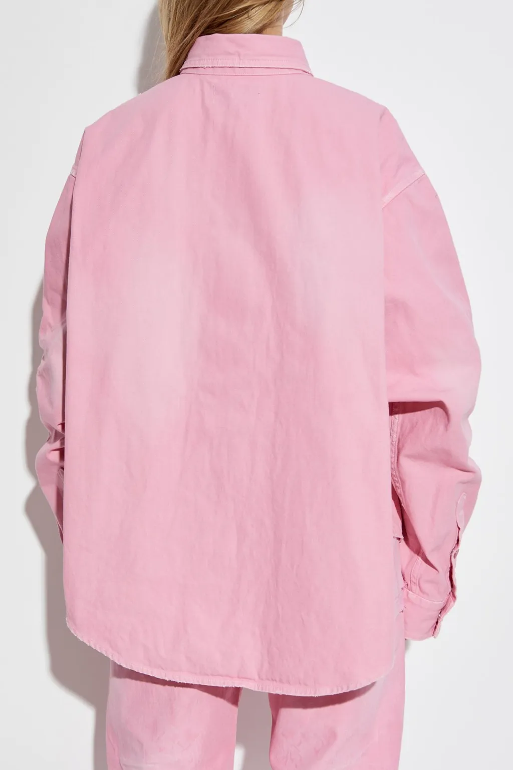 Logo Embroidered Long-Sleeve Shirt