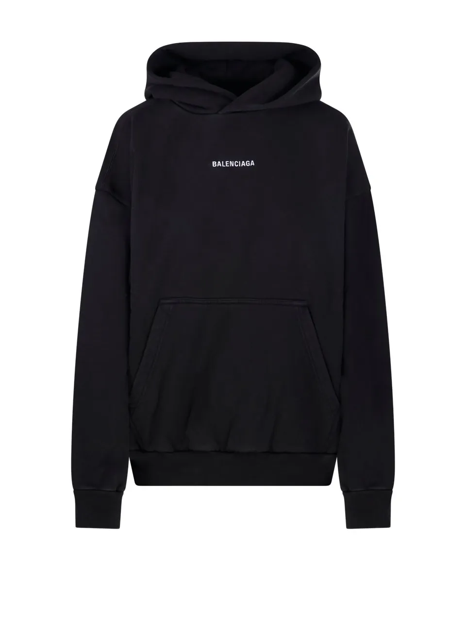 Logo Embroidered Medium-Fit Hoodie