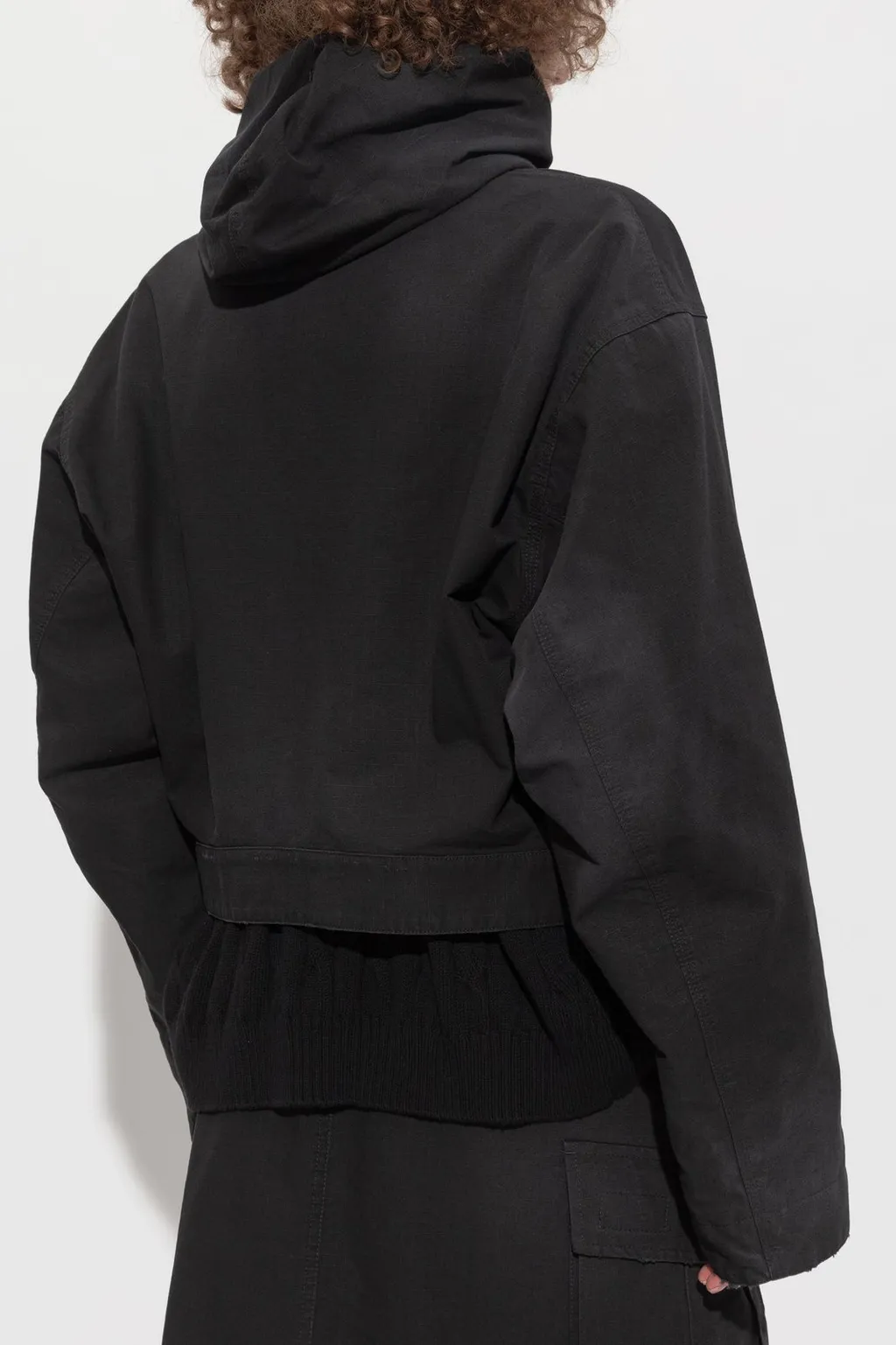Zip Detailed Hooded Jacket