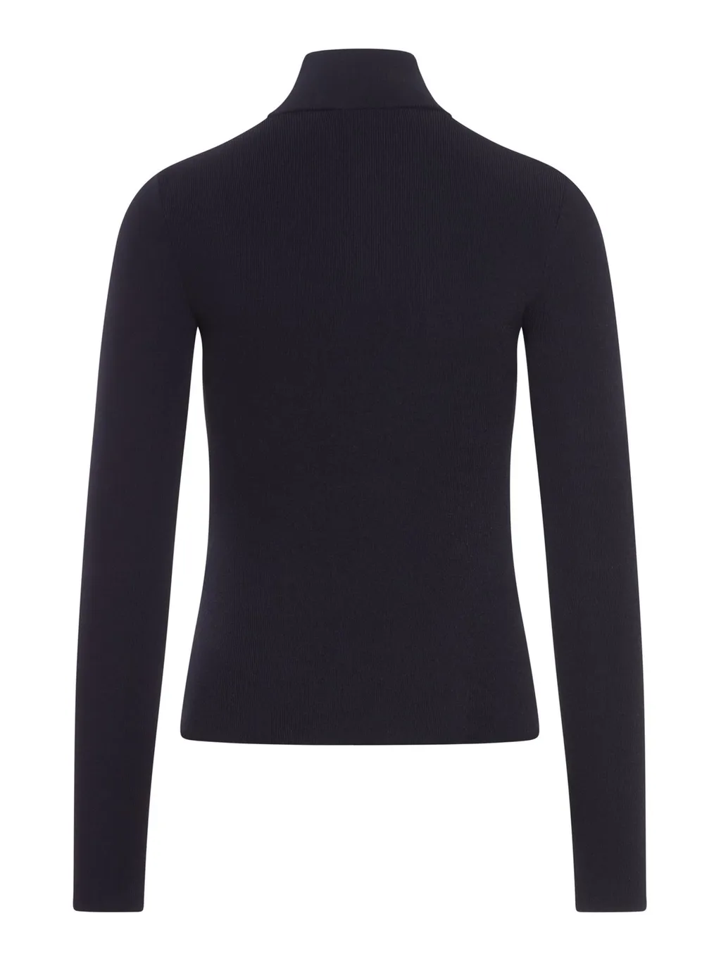 Logo Intarsia Turtleneck Knit Top