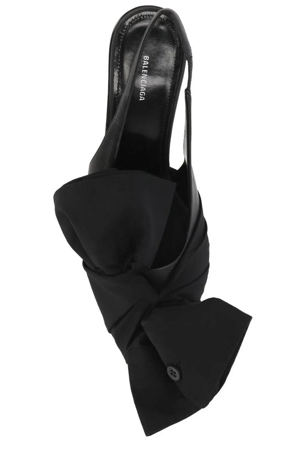 Bow Detailed Slingback Pumps