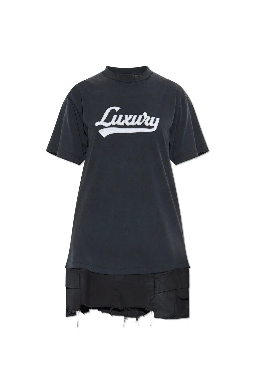 Luxury Script Hybrid T-Shirt Dress