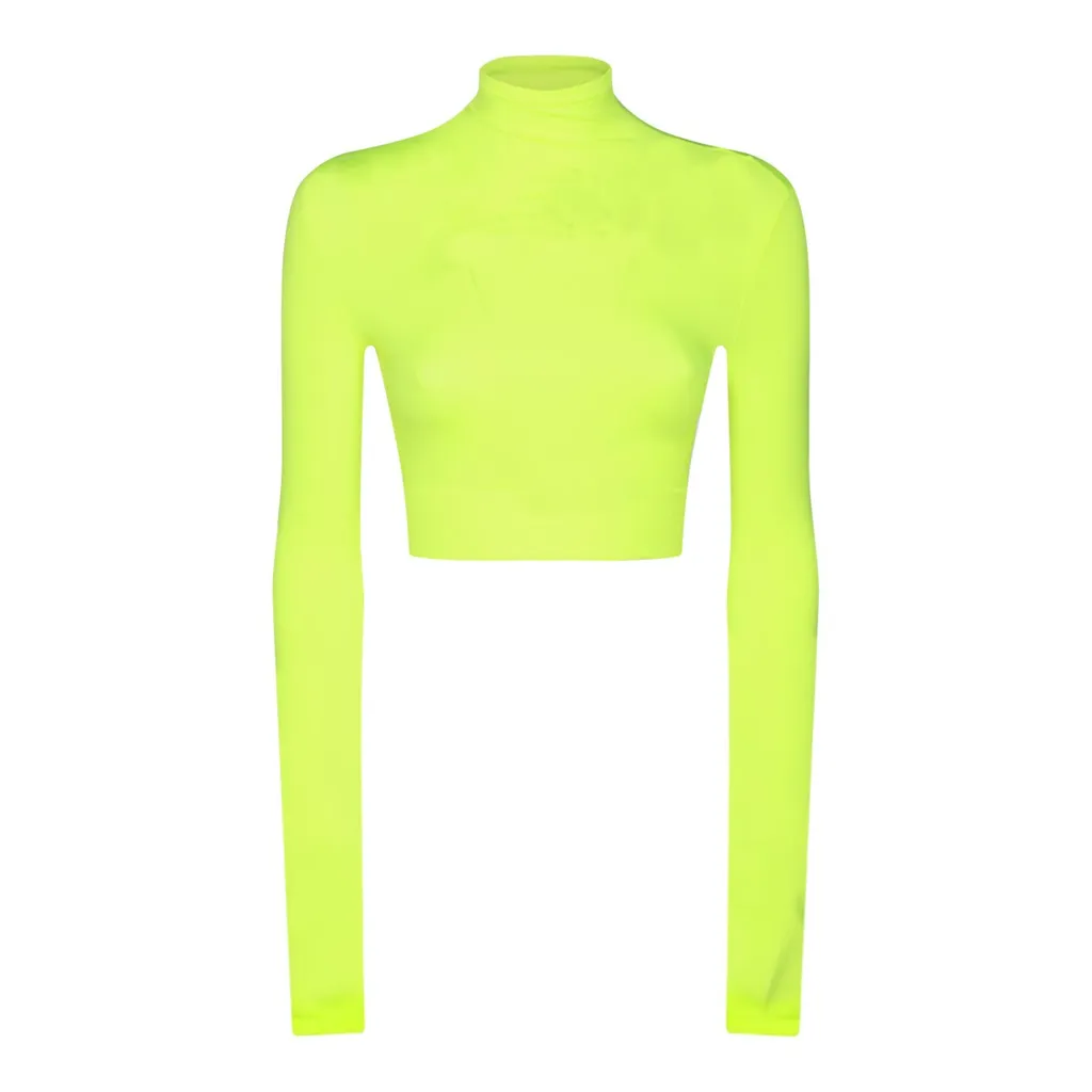 Turtleneck Cropped Top