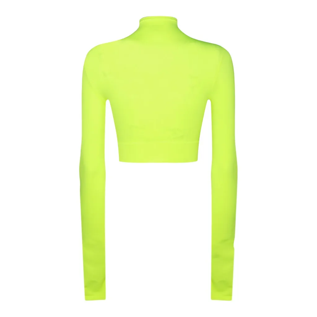 Turtleneck Cropped Top
