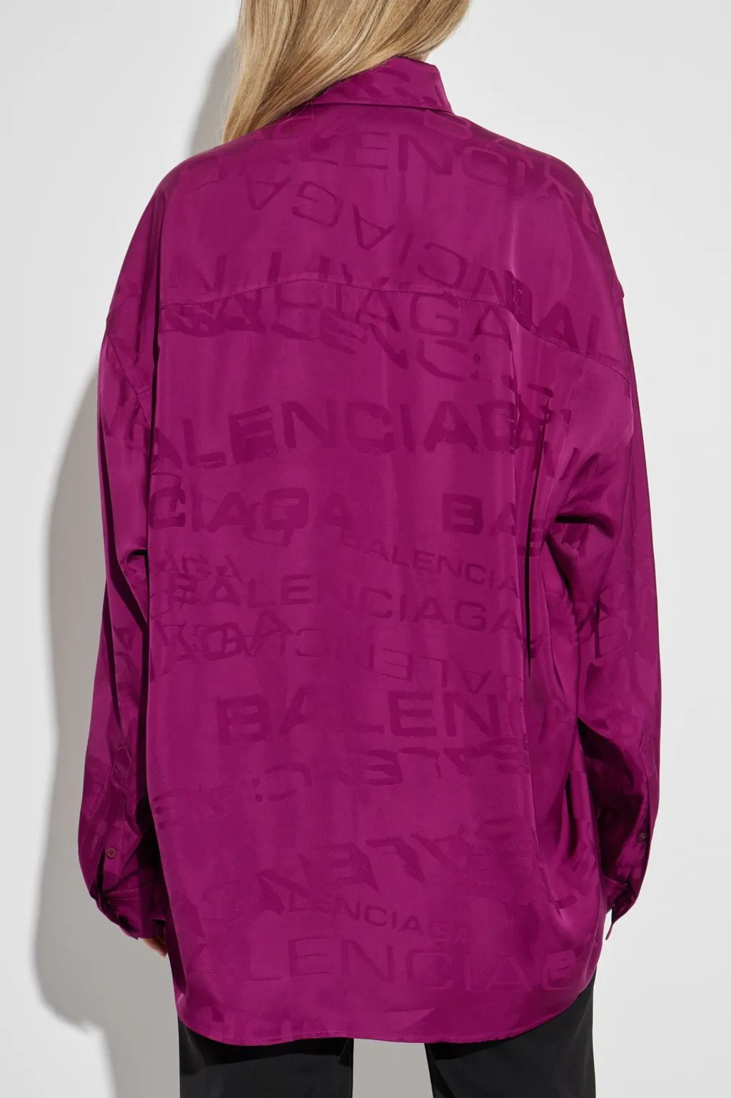 Allover Logo Oversized Shirt