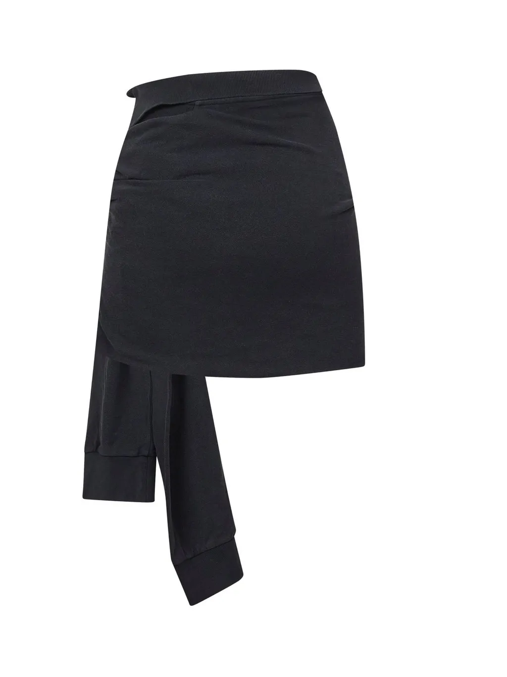 Knotted Faded Polo Skirt