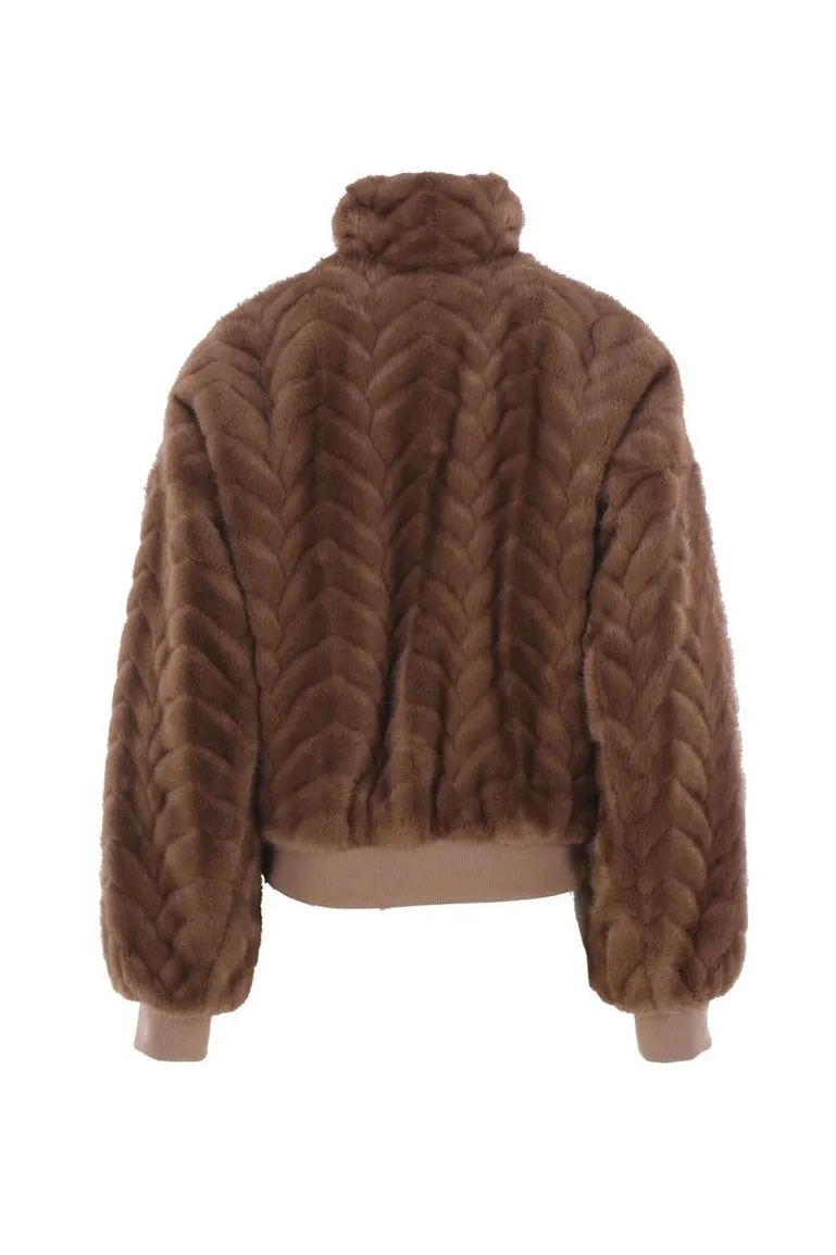 Fur Cropped Jacket